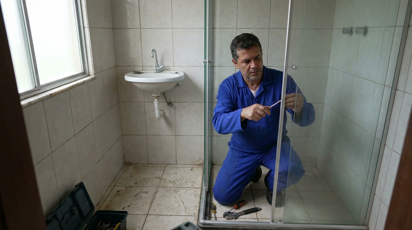 Troca de Roldanas e Trilhos na Cidade Intercap, Taboão da Serra‑SP